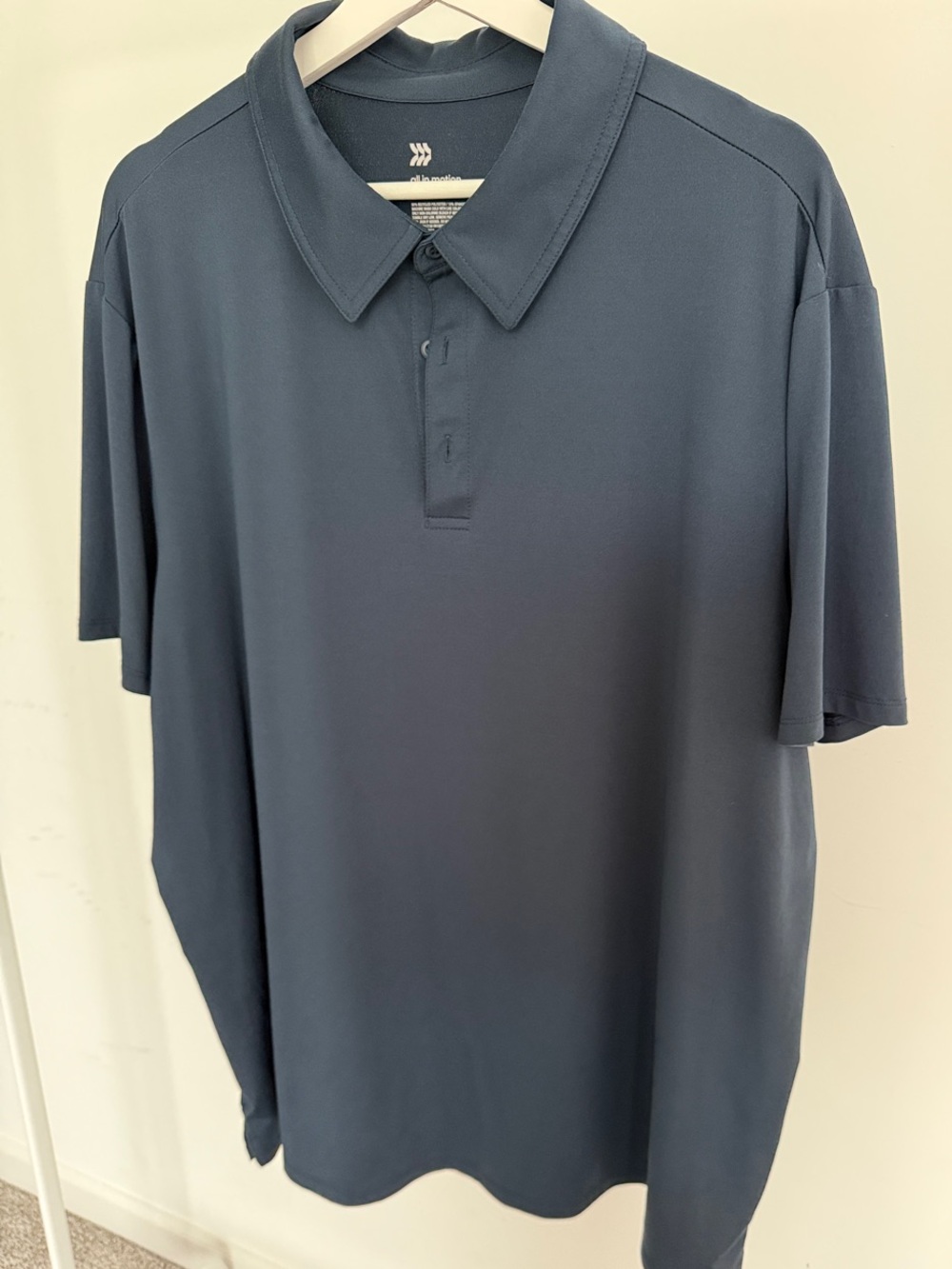 all in motion Men’s Short-Sleeve Polo Shirt - Charcoal Blue